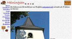 Desktop Screenshot of meiningsen.de